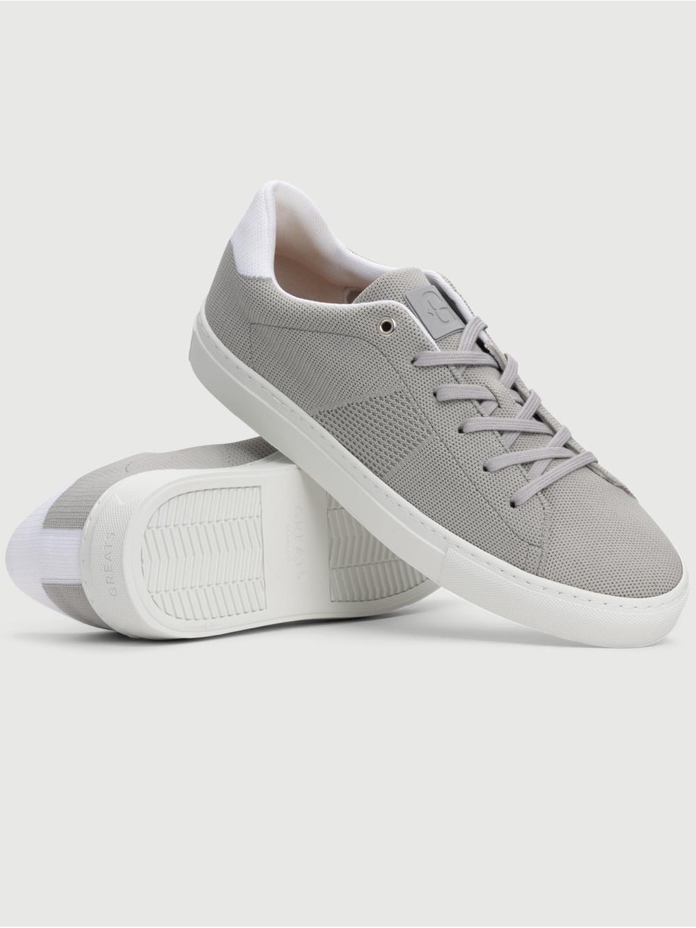 Greats Royale Knit 2.0 Sneakers in Grey and White